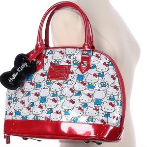 Loungefly hello Kitty print embossed large bag with dust bag